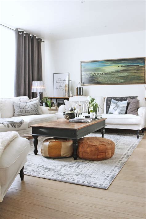 Industrial Farmhouse Style In Iceland Living Room Decor Apartment