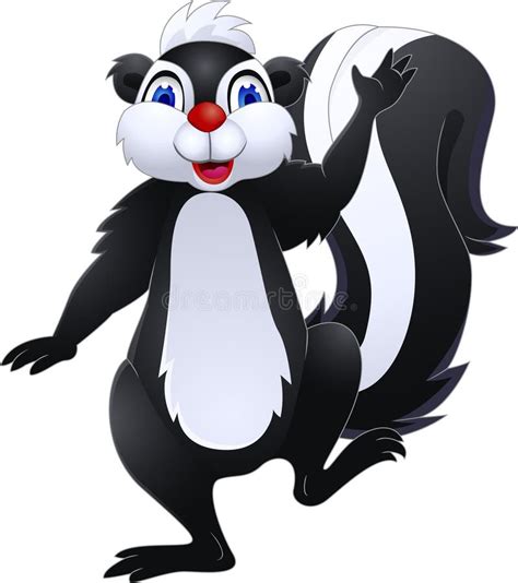 Skunk Cartoon Stock Vector Illustration Of Small Show 23351474