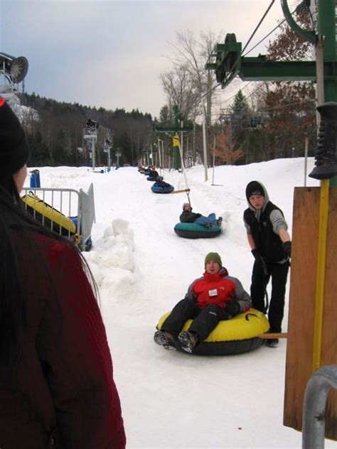 Snow Tubing At Pats Peak In Henniker New Hampshire Snow Tubing New