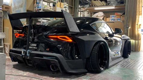 Liberty Walk Kit For The Toyota Supra Is Wide And Wild Tuner Cars Jdm
