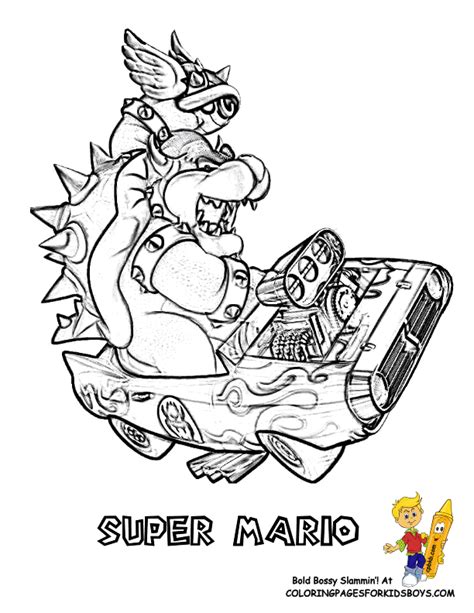 There are several games, including mario brothers, super mario bros. 22 dibujos de Mario kart para colorear | Oh Kids | Page 2