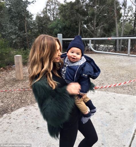 Nadia Bartel Brings Her Son Aston And Her Football Star Husband Jimmy