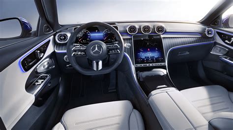 Mercedes Benz C 300 Amg Line Estate 2021 4k Interior Wallpaper Hd Car