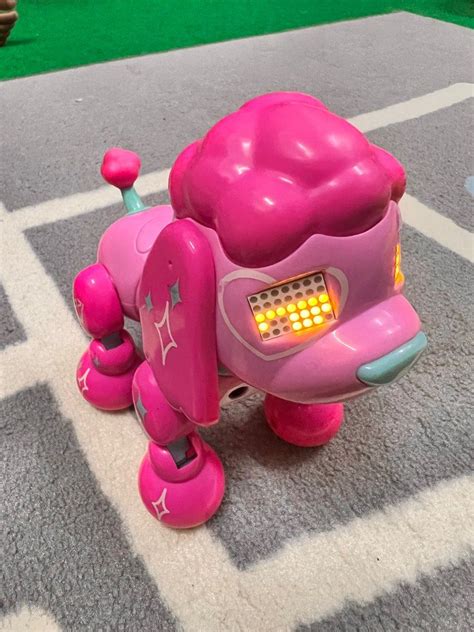 Zoomer Zuppies Interactive Robot Pink Poodle Puppy Dog Hobbies And Toys