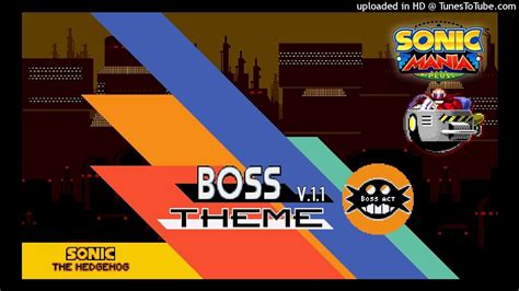 Sonic Mania Boss Theme Remix Sonic 1 V11 Youtube