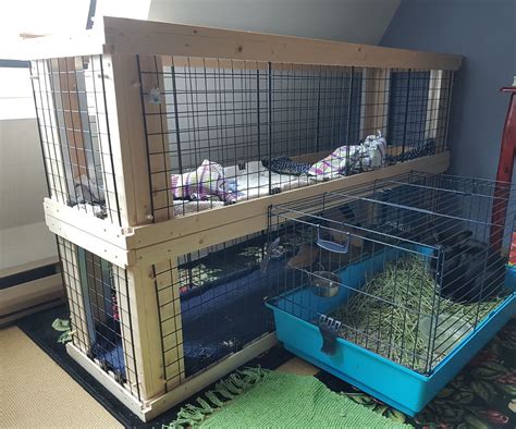 Two Story Indoor Rabbit Hutch 7 Steps With Pictures
