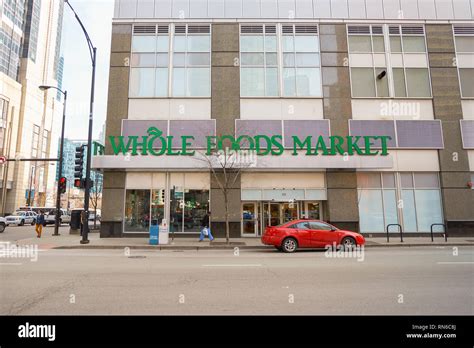 Chicago Il Circa March 2016 Entryway Of Whole Foods Market Whole