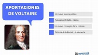 APORTACIONES más importantes de Voltaire - [resumen]