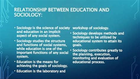 Difference Between Educational Sociology And Sociology Of Education