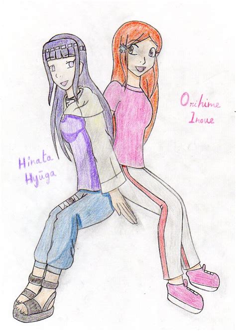 Hinata And Orihime By Legendgirl On Deviantart