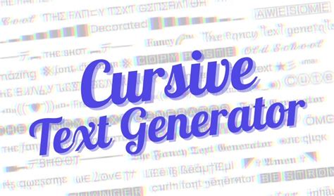 Cursive Bold Text Generator 𝓒𝓾𝓻𝓼𝓲𝓿𝓮 𝓣𝓮𝔁𝓽 𝓖𝓮𝓷𝓮𝓻𝓪𝓽𝓸𝓻 ℂ𝕠𝕡𝕪 𝖆𝖓𝖉 ℙ𝕒𝕤𝕥𝕖