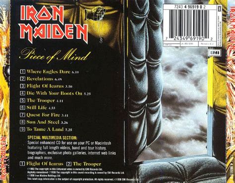 A piece of your mind (english title) / half of a half (literal title). Piece of Mind - Iron Maiden | Songs, Reviews, Credits ...