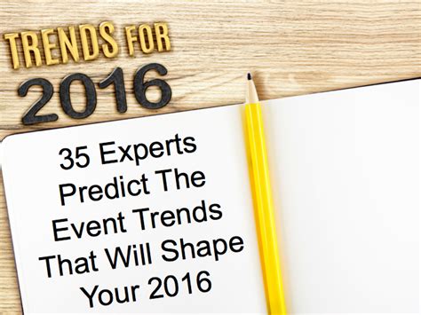 Ebook 35 Experts Predict The Event Trends That Will Shape Your 2016