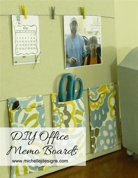 Diy Office Memo Boards Michelle James Designs