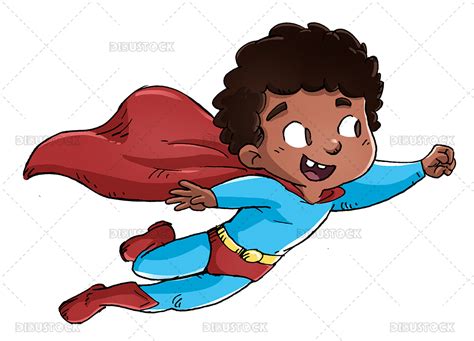 Superhero Child Strong And Brave Child Illustrations From Dibustock