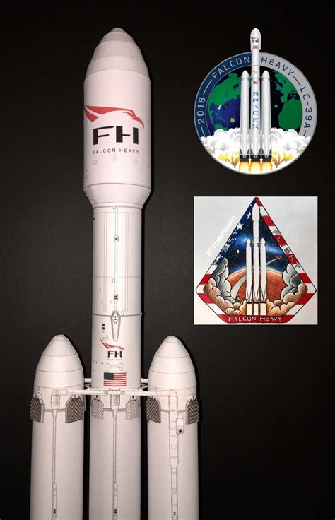 Falcon 9 Axm Paper Space Scale