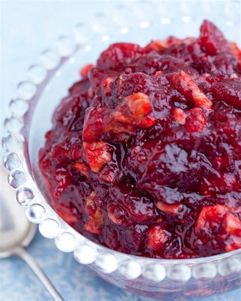 Stir in the orange sections, with juice, and add the toasted walnuts; Orange Cranberry Sauce Recipe | Martha Stewart