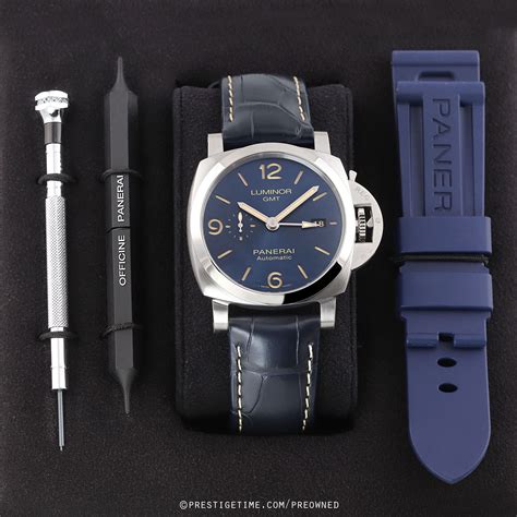 Pre Owned Panerai Luminor Gmt Power Reserve 44mm Pam01033