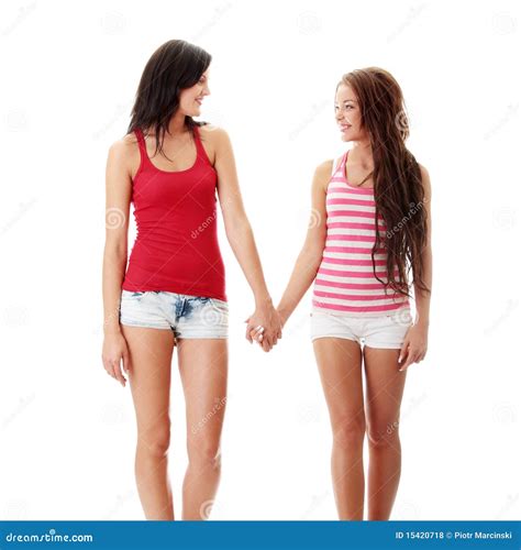 Deux Femmes Lesbiennes Photo Stock Image Du Charme Amour
