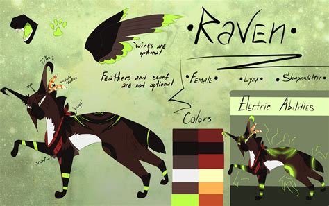 Raven Fursona Reference Sheet 2017 By Xravenechox On Deviantart
