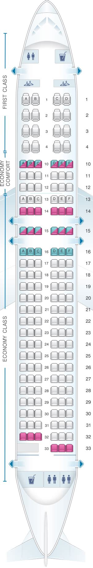 Allegiant Airbus A320 Seating Chart