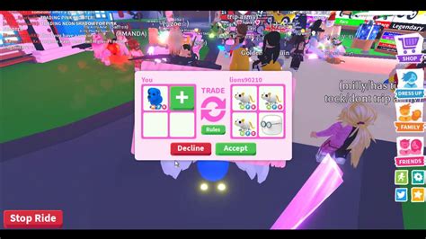 Adopt Me Trading Mega Neon Blue Dog What People Are Trading Youtube