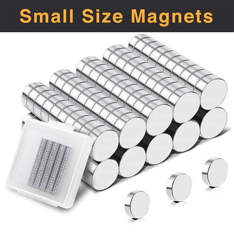 Diymag 100pcs Round Small Refrigerator Magnets Multi Use Tiny Mini