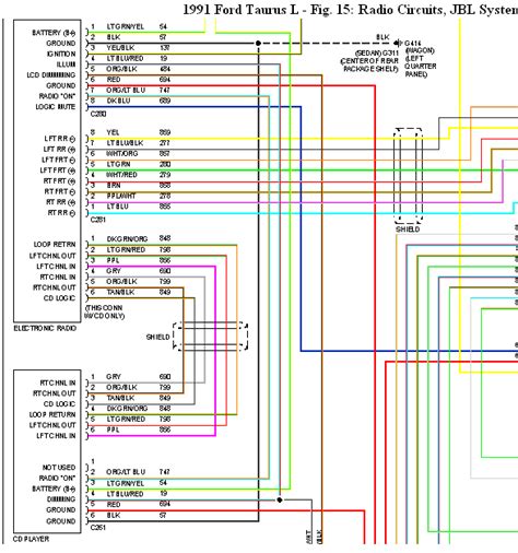 2003 Ford Taurus Stereo Wiring Diagram Database Wiring Diagram Sample