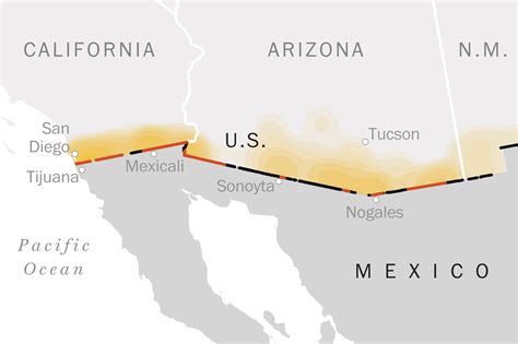 the history of u s border wall arrests washington post