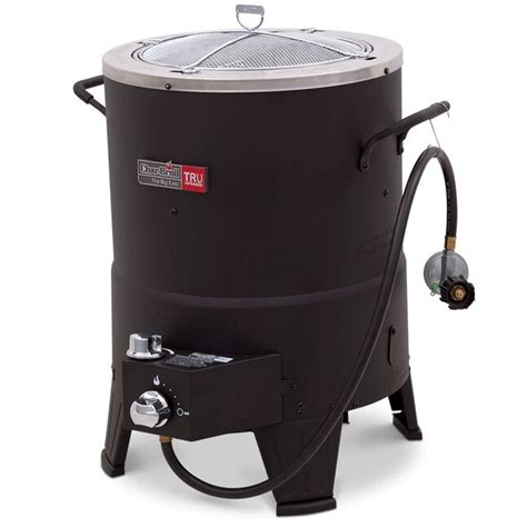 Char Broil Big Easy 3 46 Gallon 20 Lb Cylinder Piezo Ignition Oil Less Gas Turkey Fryer At