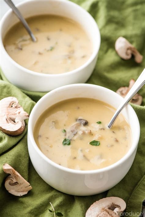 Vegan Cream Of Mushroom Soup Know Your Produce