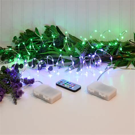 Multi Function Battery Operated Fairy String Lights With Remote Contro