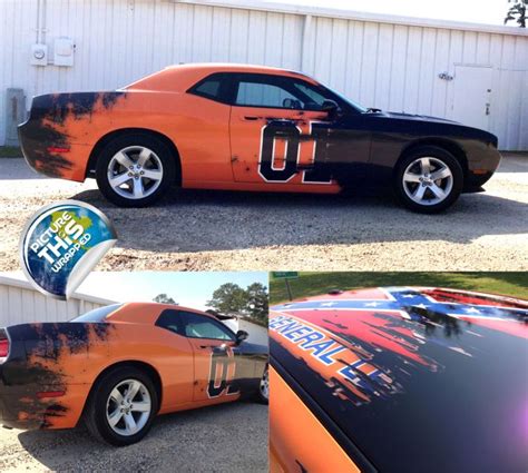 Tampa auto wraps brings the tampa bay area premier vehicle wrap solutions. General Lee Challanger Wrap | Vehicle Wraps done by the ...