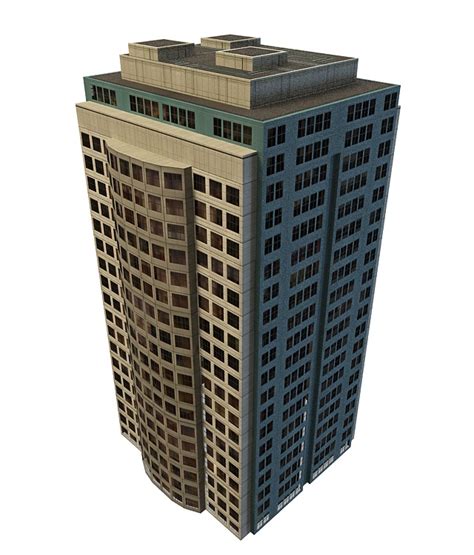 Tall Modern Office Building 3d Model 3ds Max Files Free Download