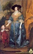 Reina Enriqueta María con Jeffrey Hudson | artehistoria.com