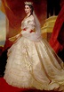 1864 Empress Carlota full portrait by Franz Winterhalter (Museo ...