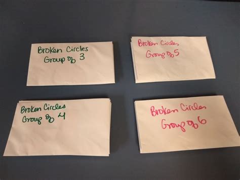 Broken Circles Activity Free Printable Math Love