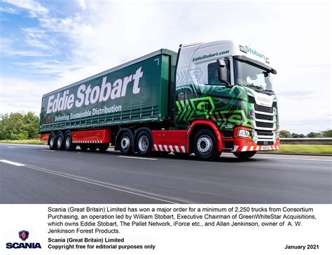 Eddie Stobart And Partners Place Largest Ever European Order For Scania