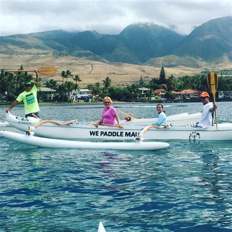Surfing Canoe We Paddle Maui Maui Canoe Tours