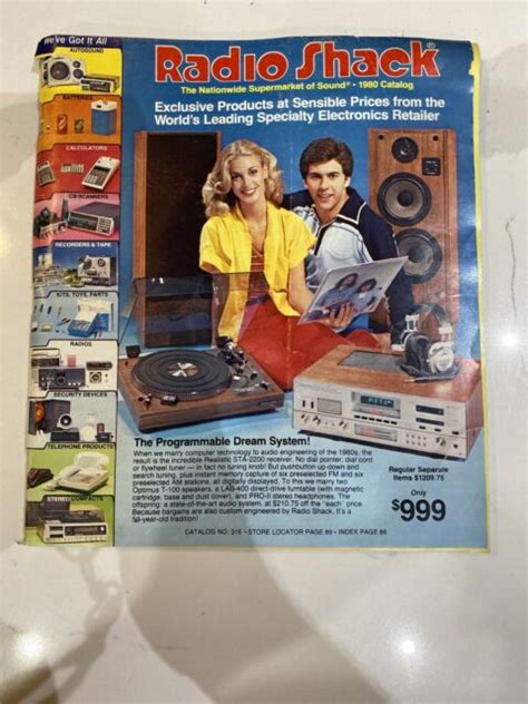 1980 Radio Shack Catalog Nationwide Supermarket Of Sound Ebay