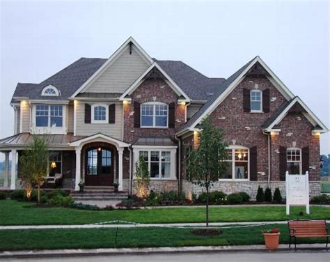 Charming Two Story Home With Garage Dream House Exterior Brick