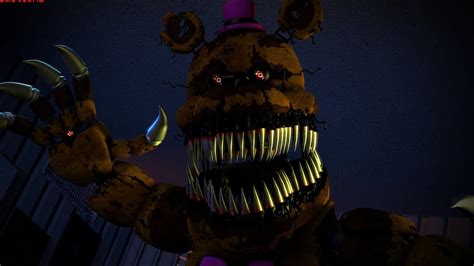 Nightmare Fredbear Death Scene Fnaf 4 Youtube