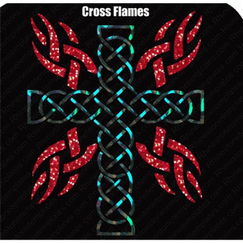 Cross Flames Download Eps Svg