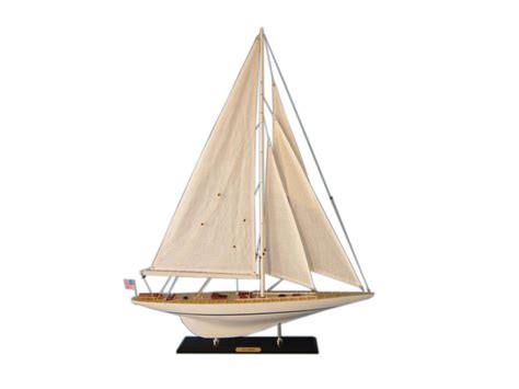 Buy Wooden Rainbow Limited Model Sailboat Decoration 35in Model Ships