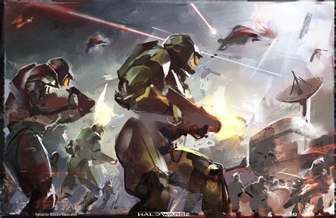 Ignacio Bazan Lazcano Halo Wars 2 Thumbnails Concept