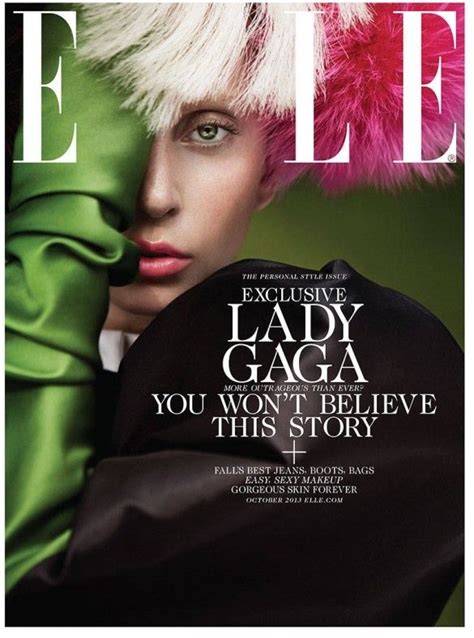 News Entertainment Music Movies Celebrity Lady Gaga Elle