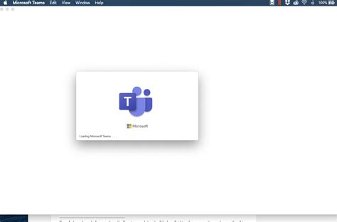 Connect and share knowledge within a single location that is structured and easy to search. Re-installed the Microsoft Teams on MacOS - "loading ...