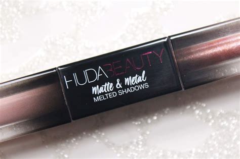 Huda Beauty Matte And Metal Melted Shadows In Pink Champagne — Hannah Heartss