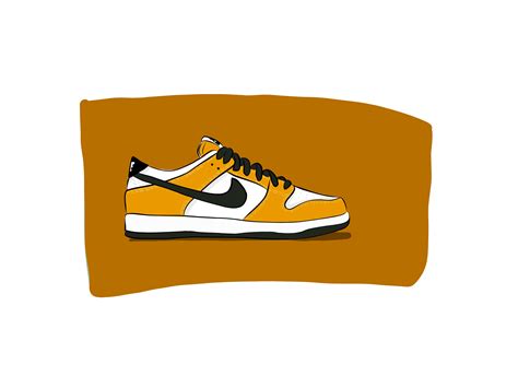 Nike Dunk Low Illustration By Sandergee