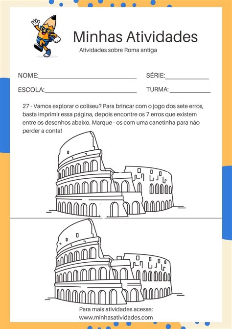 Atividade Sobre A Roma Antiga